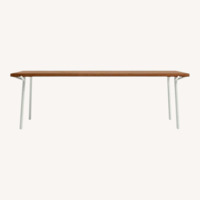 Blu Dot Branch White Wood Dining Table