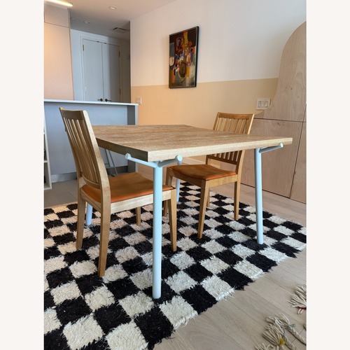 Used Blu Dot Branch White Wood Dining Table for sale on AptDeco
