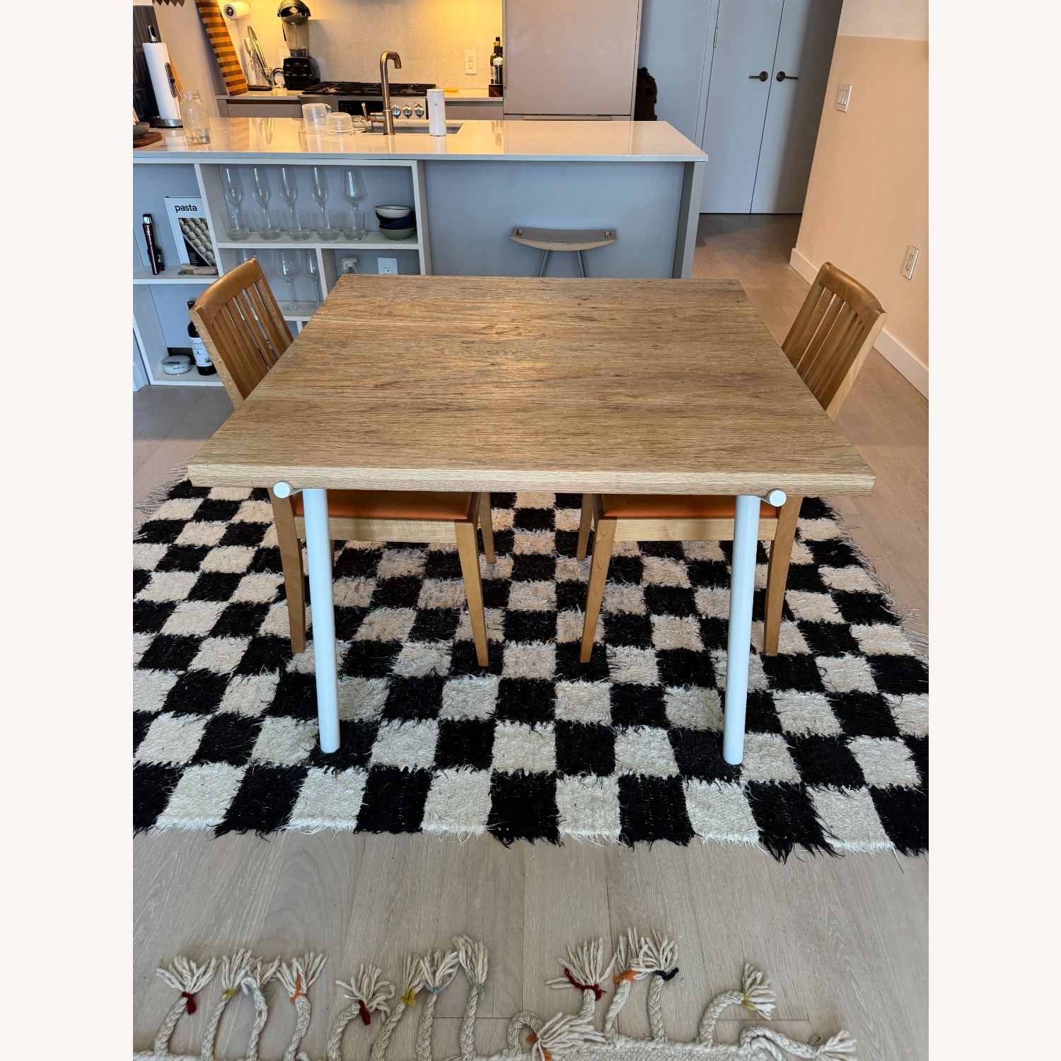Blu Dot Branch White Wood Dining Table - image-2