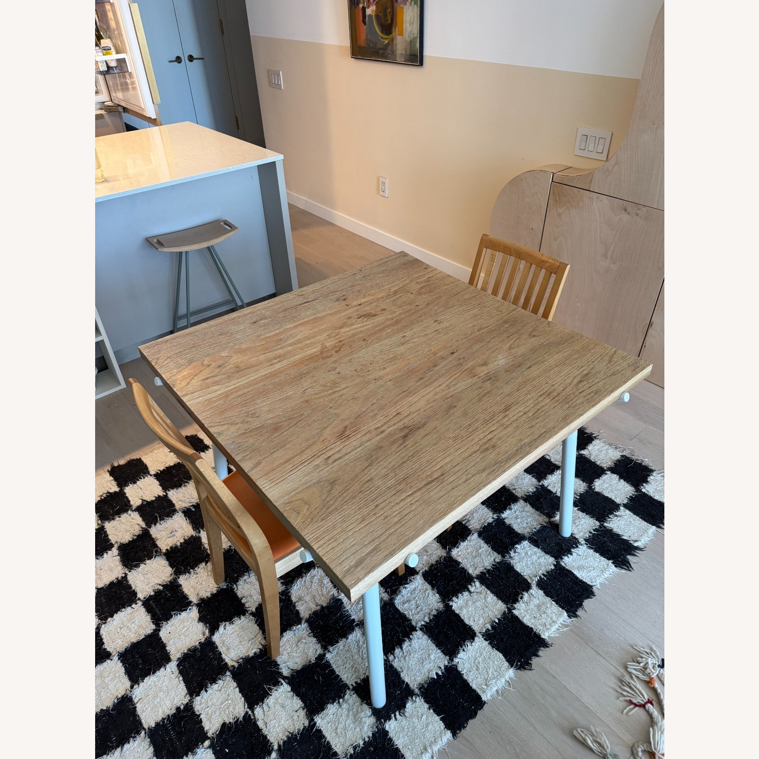 Blu Dot Branch White Wood Dining Table - image-3
