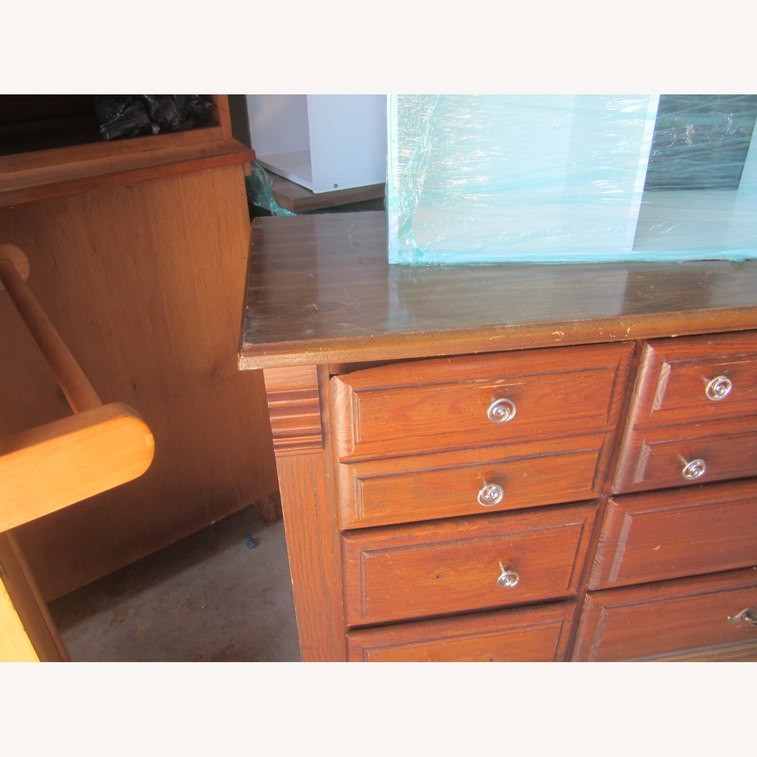 Vintage/Antique Finds Dark Brown Dresser - image-5
