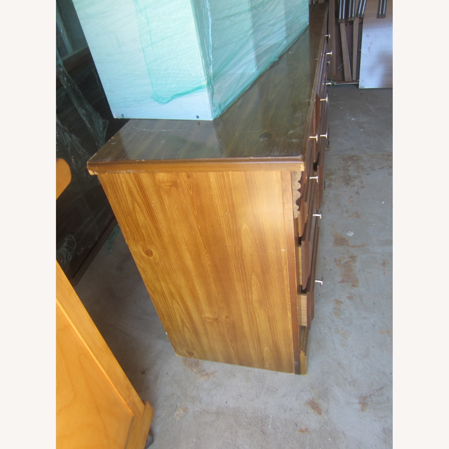 Vintage/Antique Finds Dark Brown Dresser - image-7