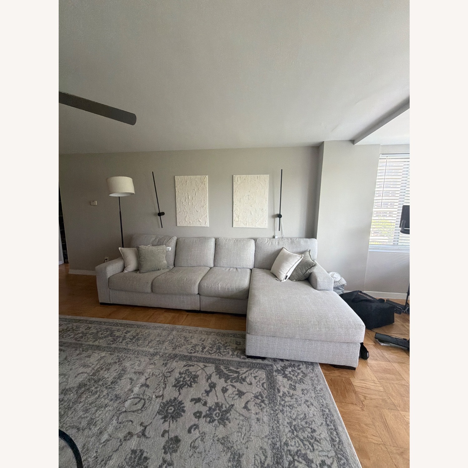 Light Gray 3+ Piece Sectional - image-2