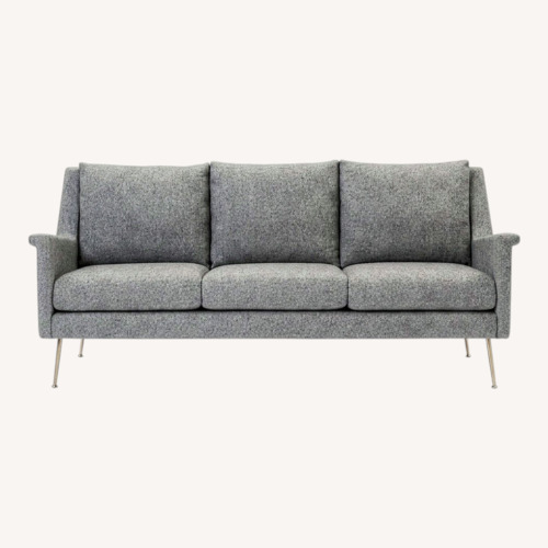 Used West Elm Carlo Dark Gray Fabric 3+ Seater Sofa for sale on AptDeco