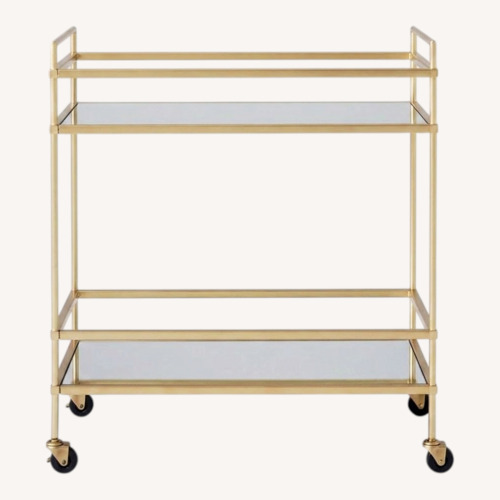 Used West Elm Terrace Bar Cart for sale on AptDeco