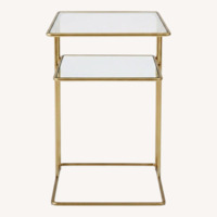West Elm Terrace Curved Storage Nightstand