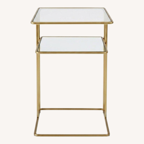 Used West Elm Terrace Curved Storage Nightstand for sale on AptDeco