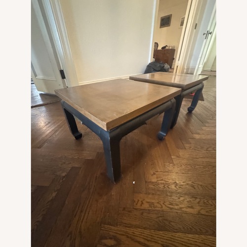 Used Vintage/Antique Dark Brown Wood Side Tables for sale on AptDeco