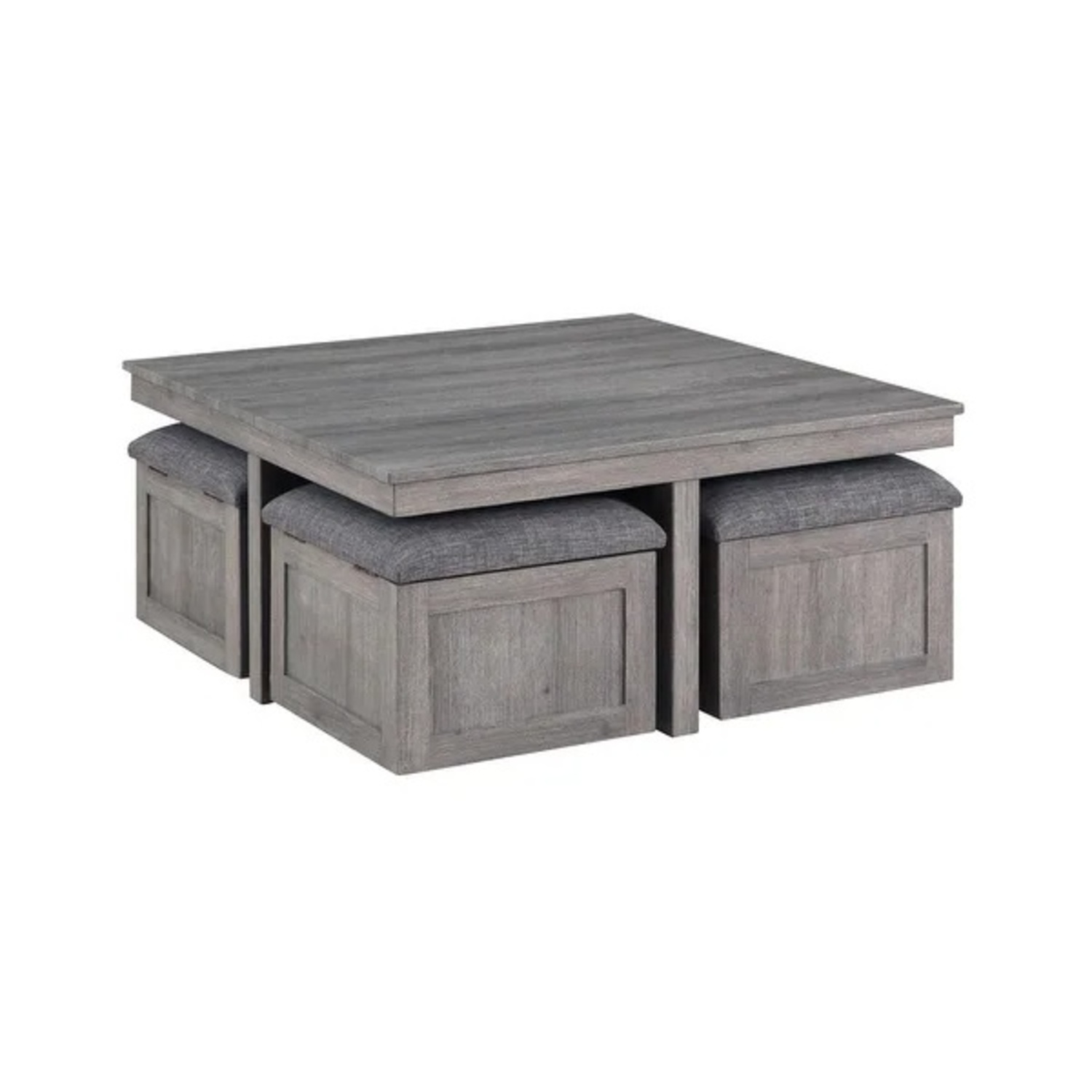 Bed Bath & Beyond Light Gray Wood Coffee Table - image-5