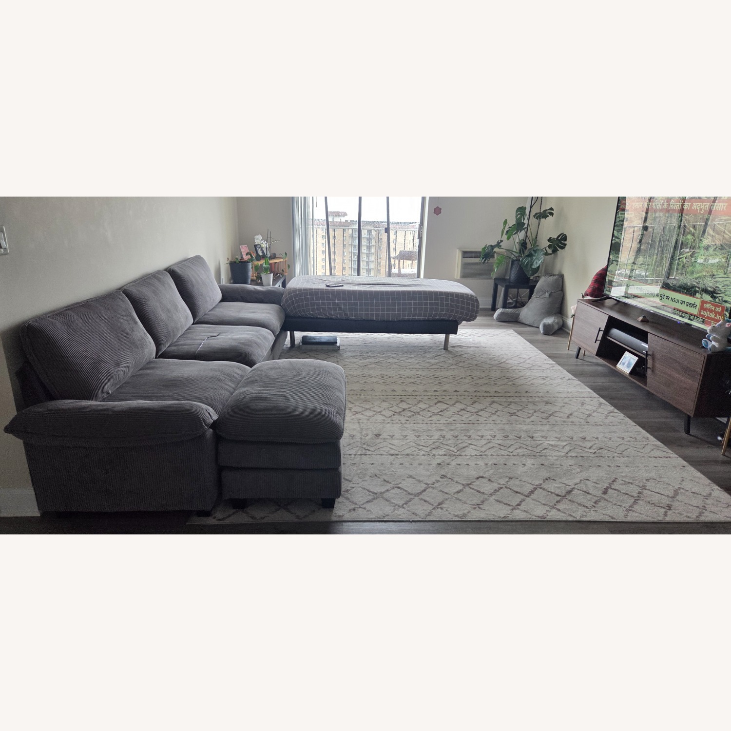 Modular Sectional Sofa with Ottoman - 3+1 - image-9