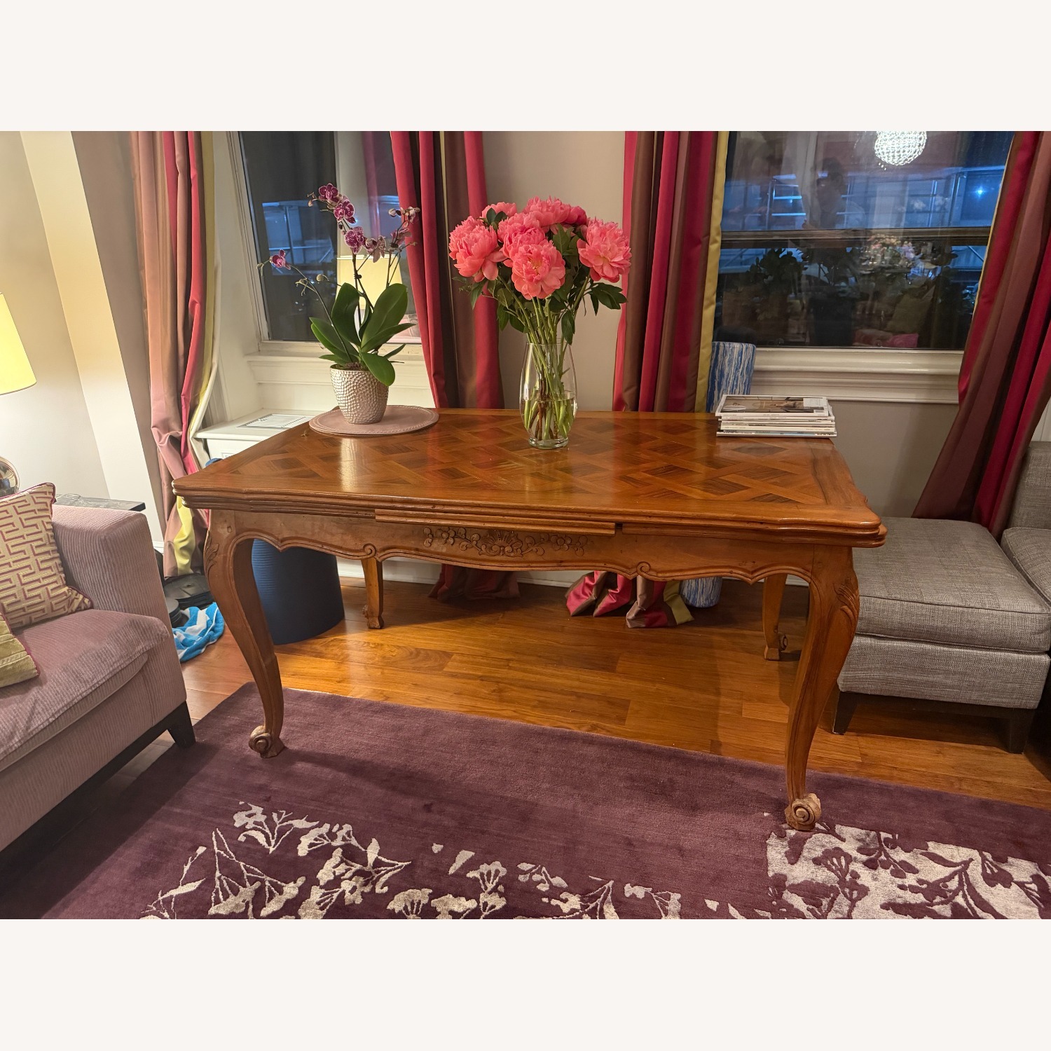 Oak French Refectory Dining Table  - image-3