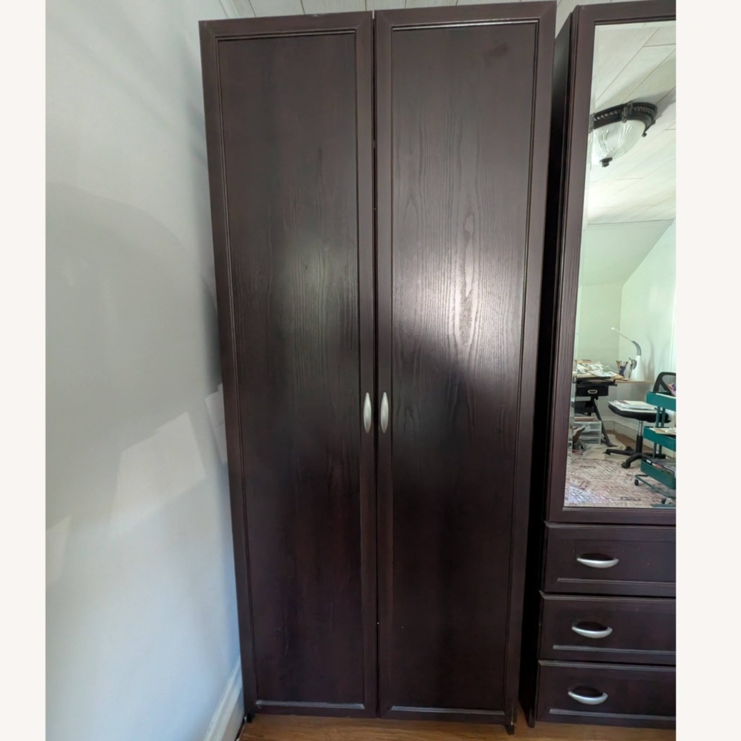 2-Door Wardrobe Armoire - image-2