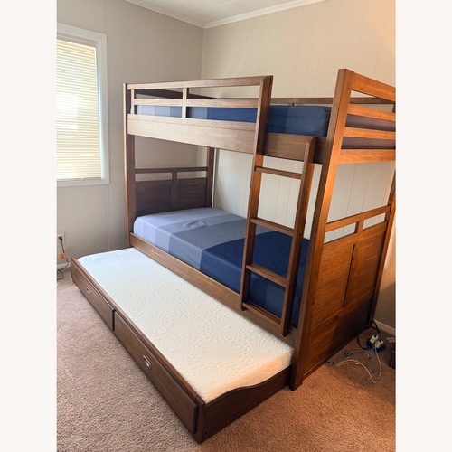 Used Chadwick Bunk Bed With Trundle  for sale on AptDeco