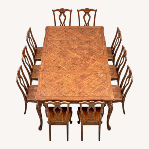 Used Guy Chaddock Wood Dining Set for sale on AptDeco