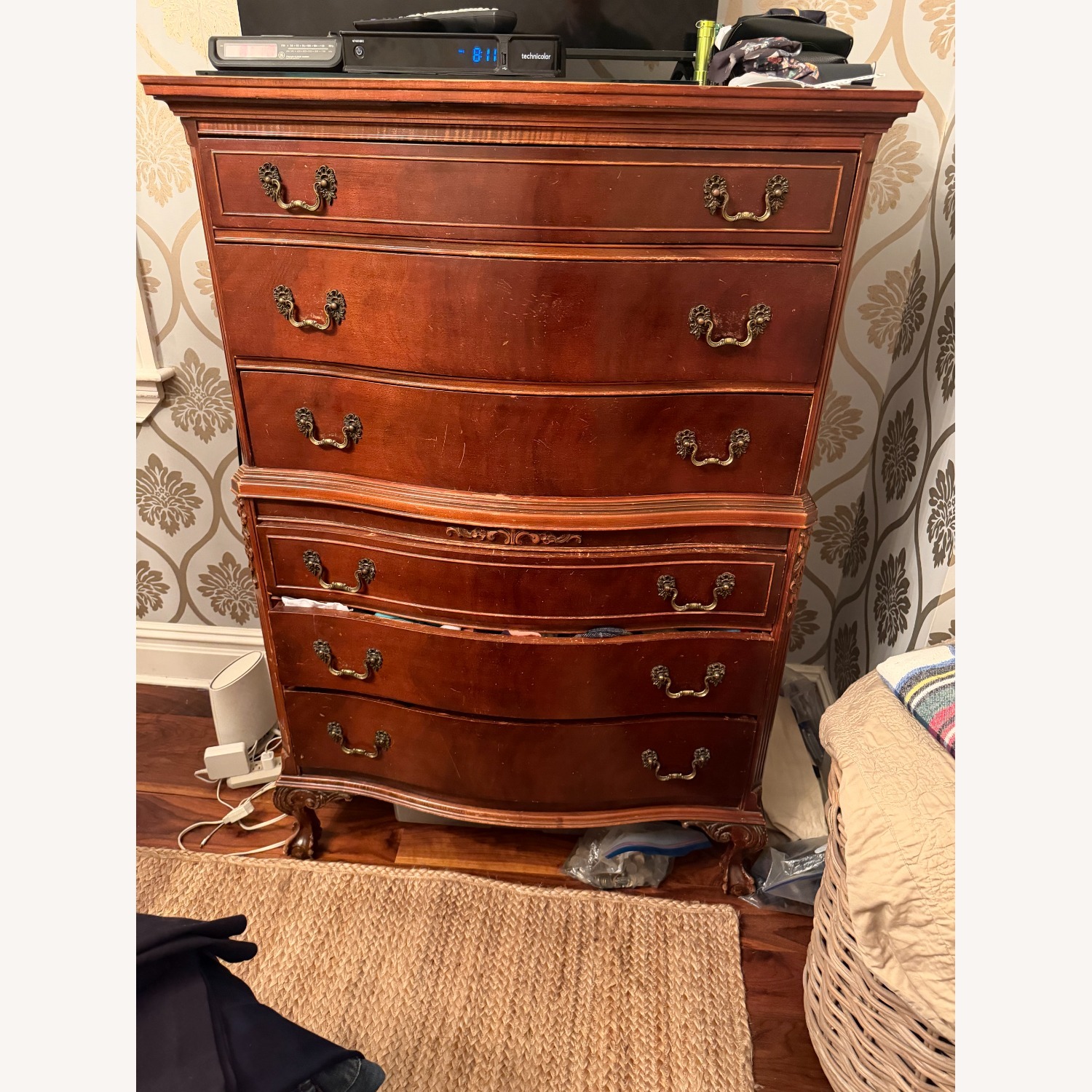 Antique Mahogany Dressers 2 - image-1