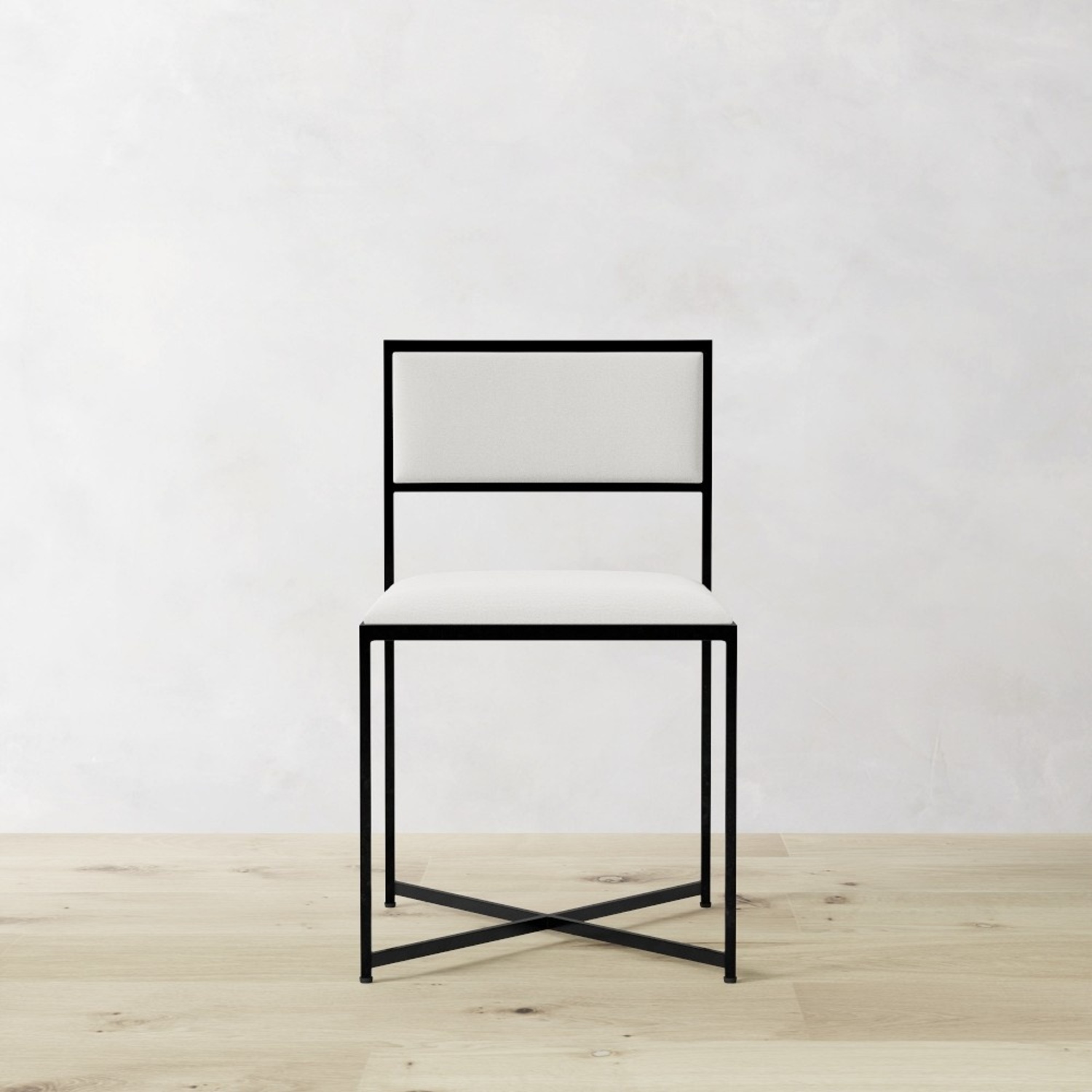 Williams Sonoma White Fabric Dining Chair - image-6