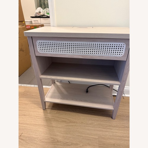 Used Wayfair Natural Side Table for sale on AptDeco
