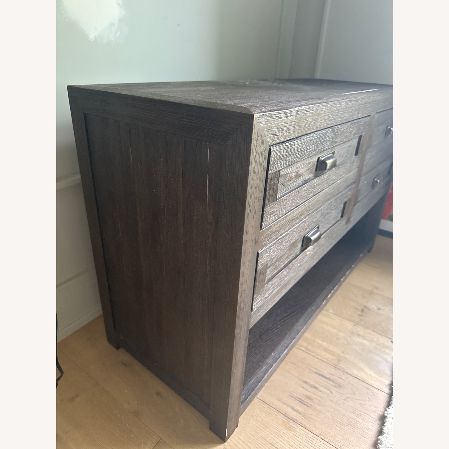 Restoration Hardware Keynes Dark Brown Media Storage - image-3