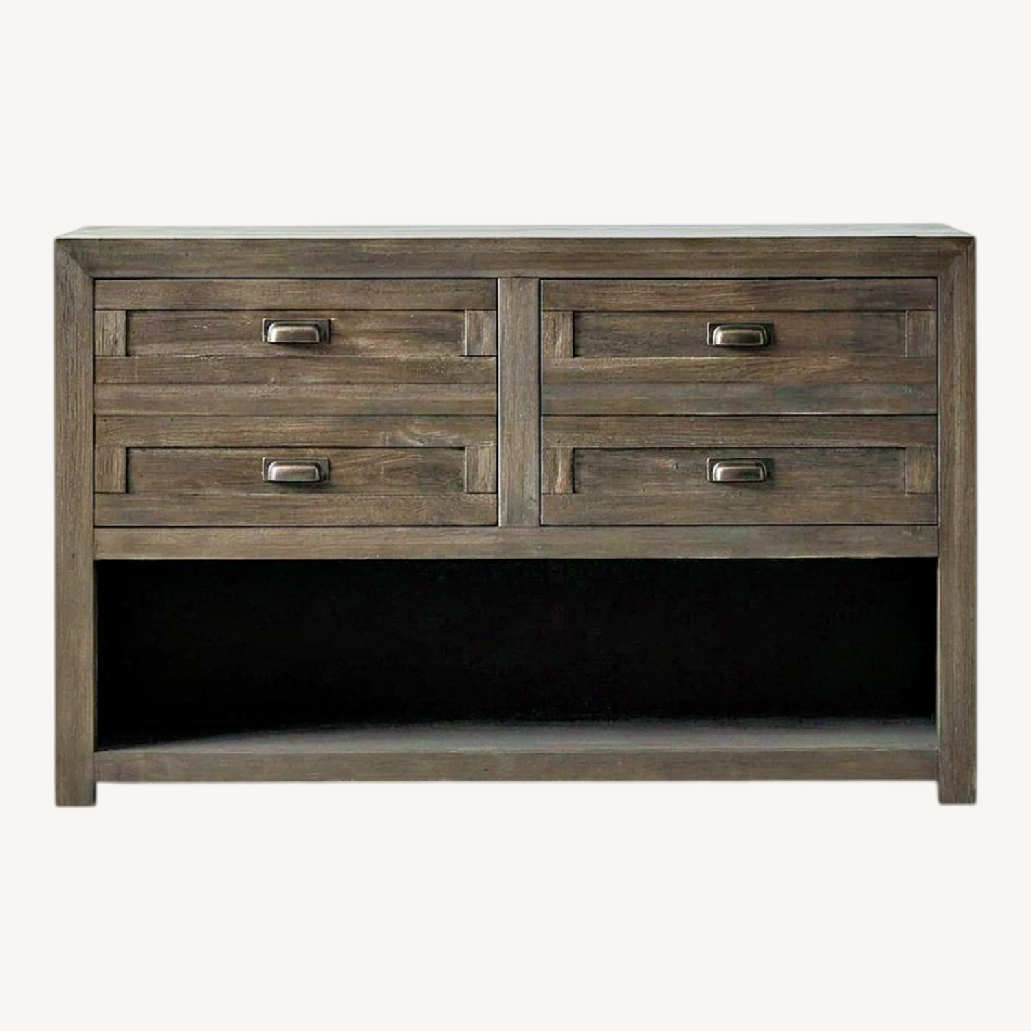 Restoration Hardware Keynes Dark Brown Media Storage - image-0