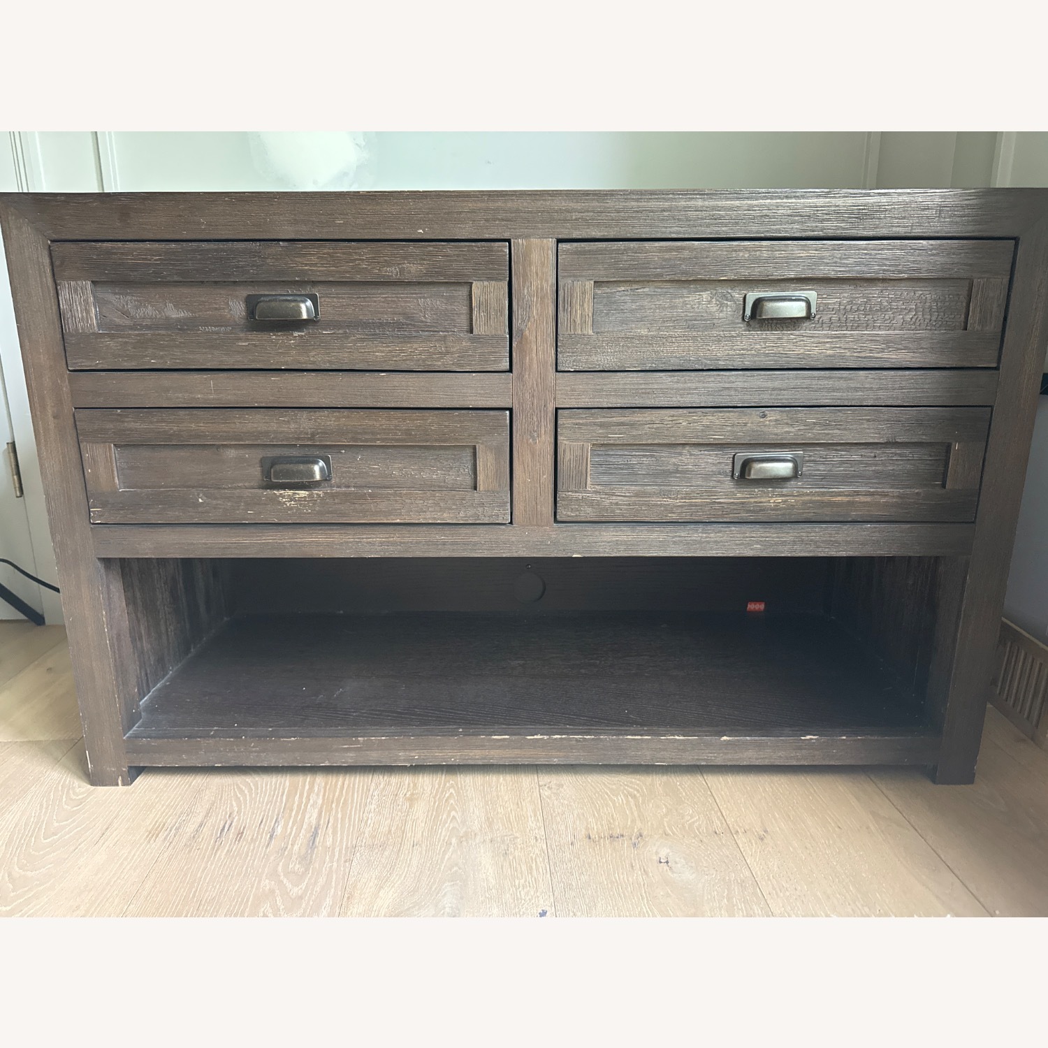 Restoration Hardware Keynes Dark Brown Media Storage - image-1