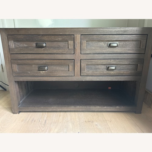 Used Restoration Hardware Keynes Dark Brown Media Storage for sale on AptDeco
