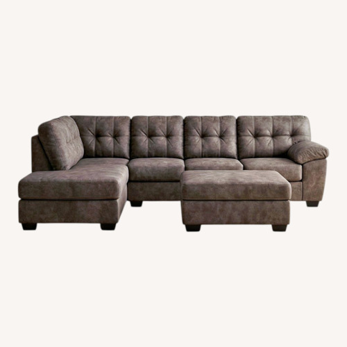 Used Dark Brown Fabric Sleeper Sofa for sale on AptDeco