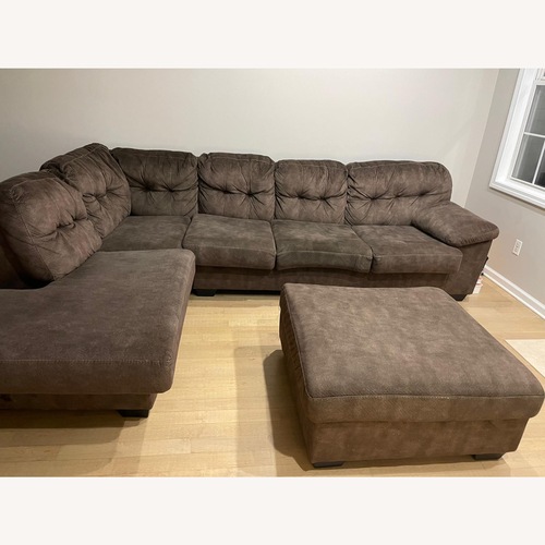 Used Dark Brown Fabric Sleeper Sofa for sale on AptDeco