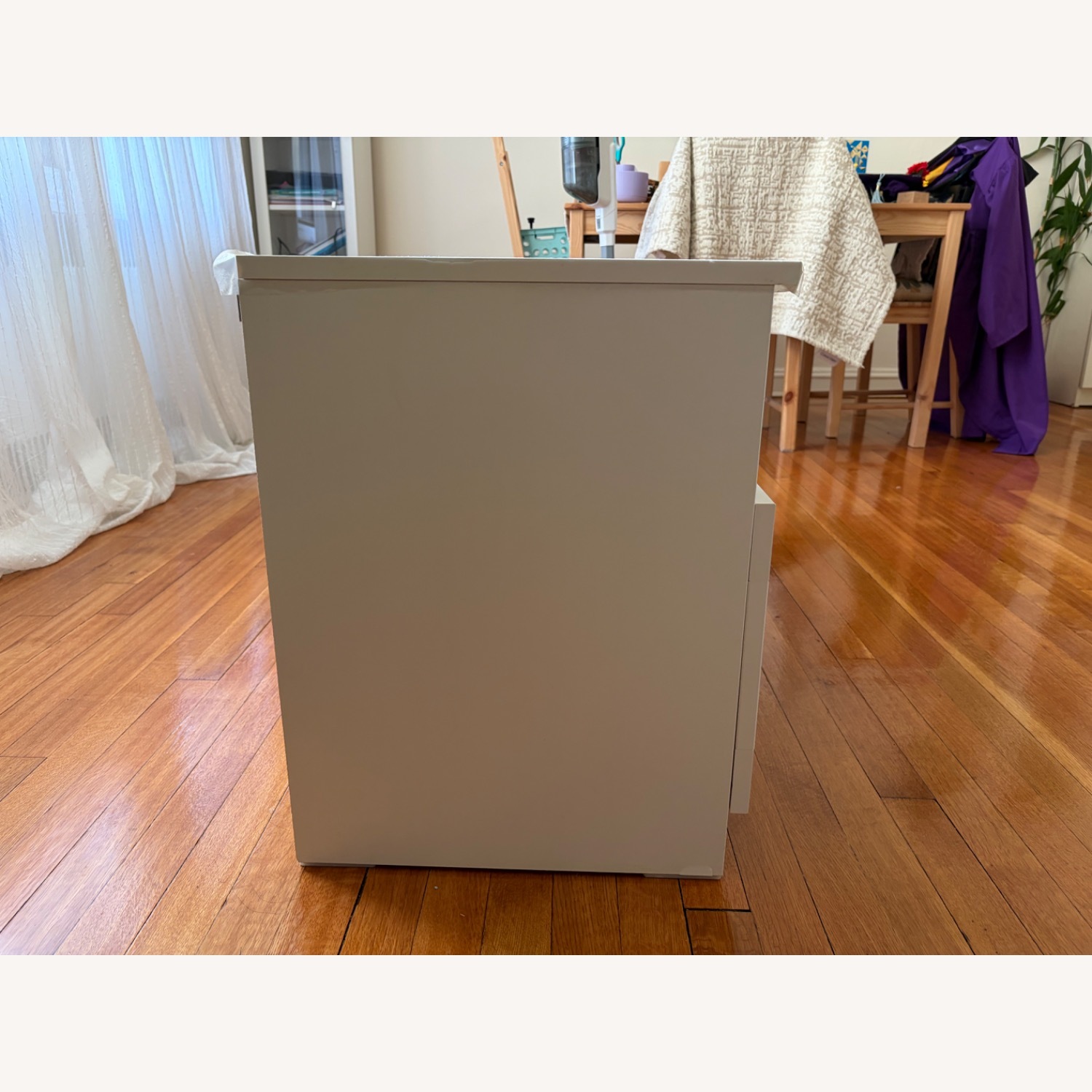 IKEA Brimnes White Wood Media Storage - image-2