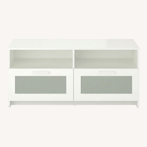 Used IKEA Brimnes White Wood Media Storage for sale on AptDeco