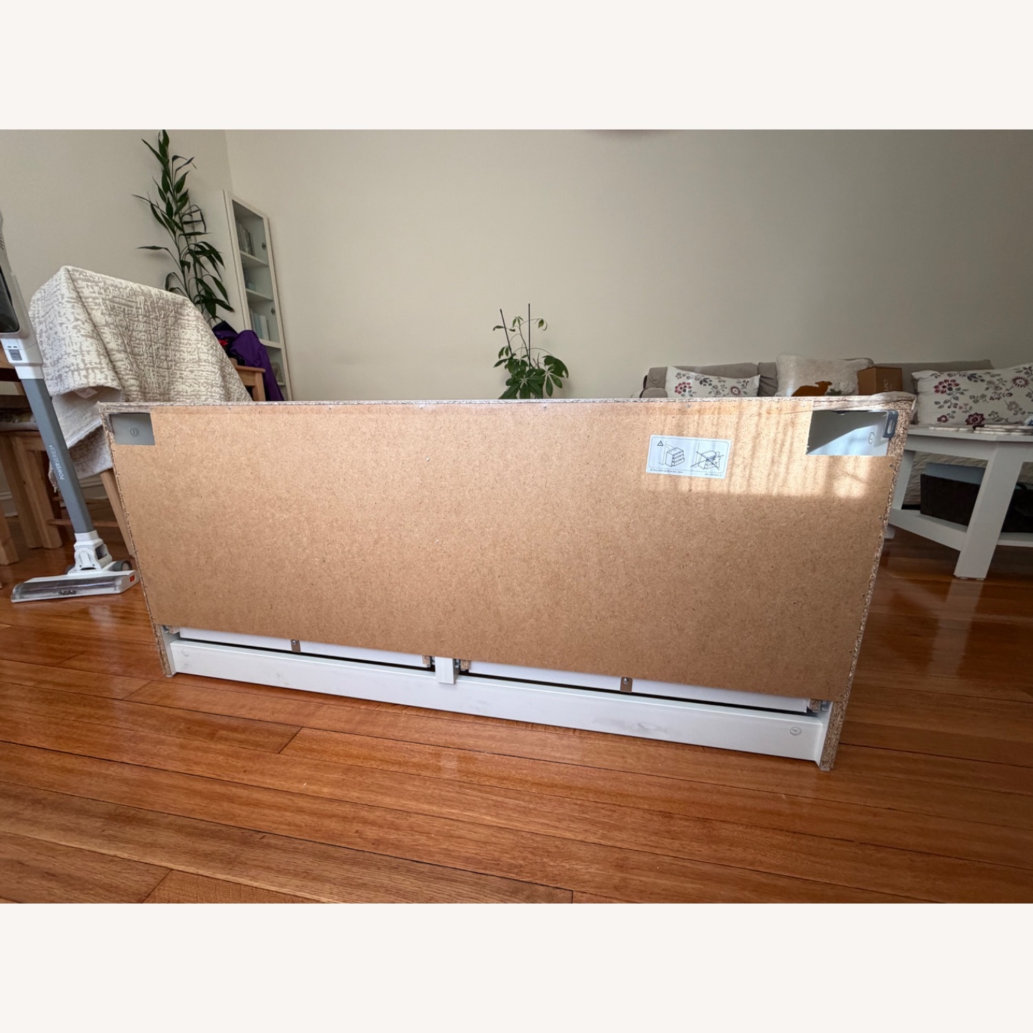 IKEA Brimnes White Wood Media Storage - image-4