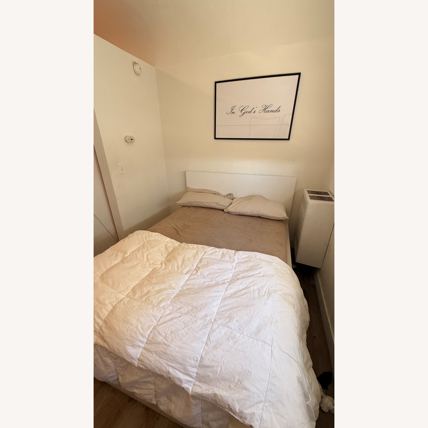 IKEA White Wood Full Bed - image-3