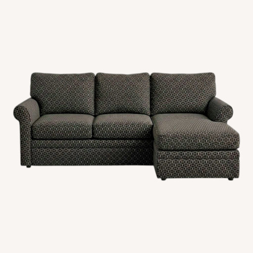 Used La-Z-Boy Black Fabric 3+ Piece Sectional for sale on AptDeco
