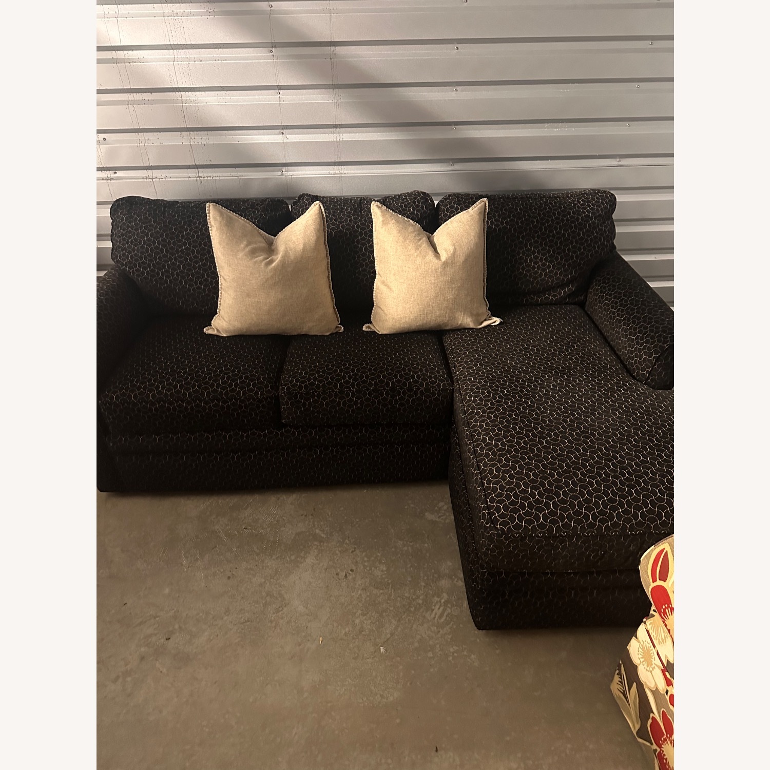 La-Z-Boy Black Fabric 3+ Piece Sectional - image-1