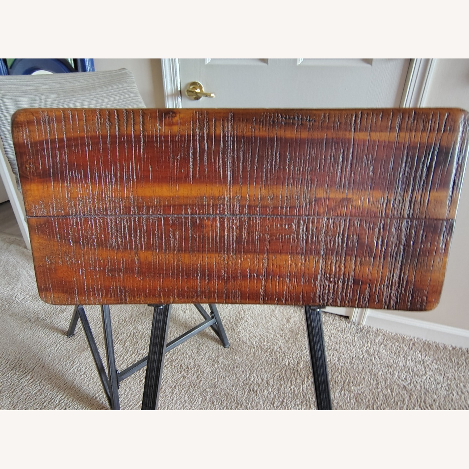 Solid Wood Bar Chairs - image-4