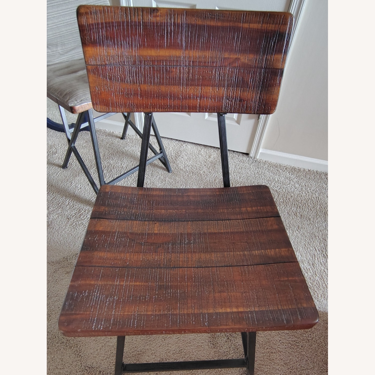 Solid Wood Bar Chairs - image-2