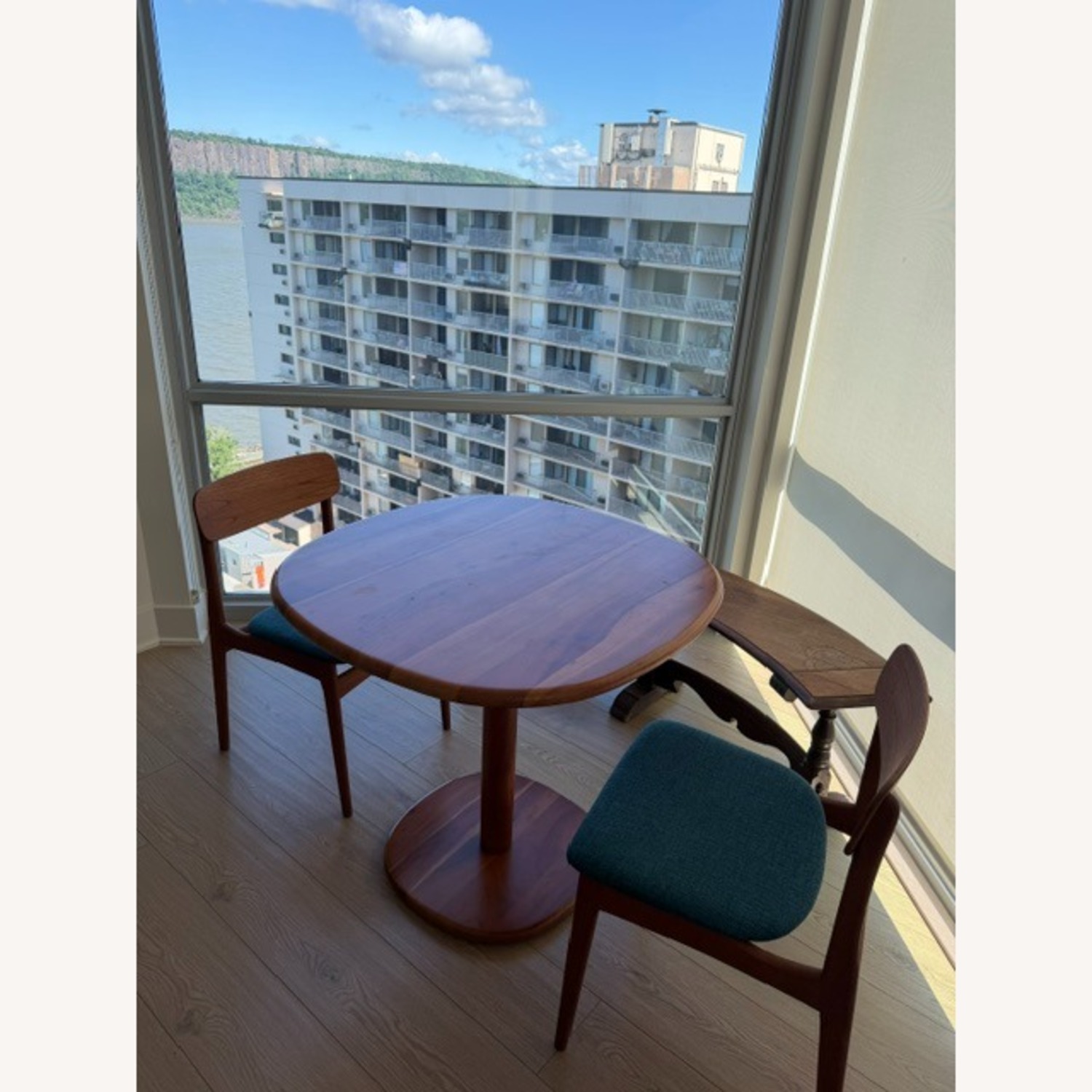 West Elm Dark Brown Wood Dining Table - image-3