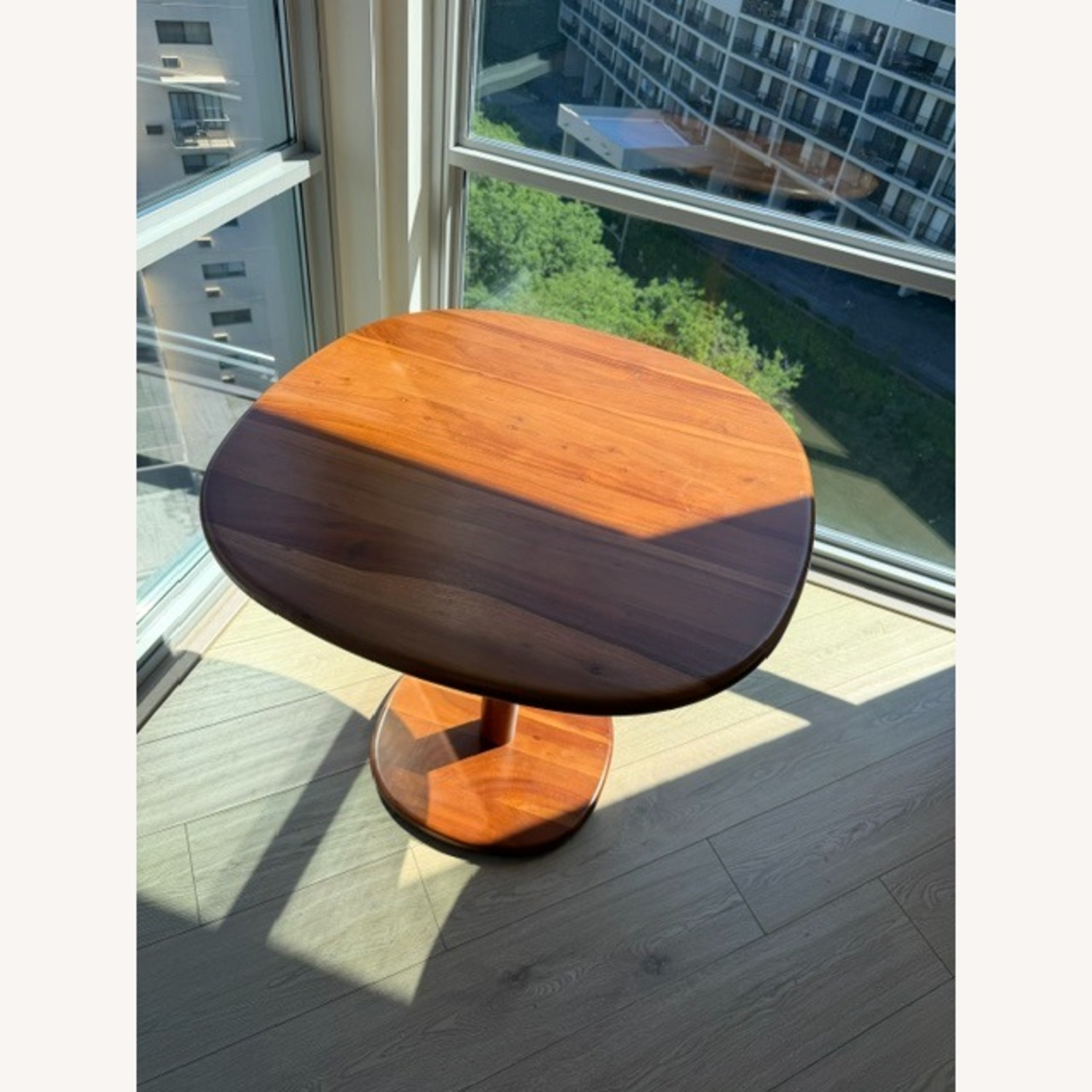 West Elm Dark Brown Wood Dining Table - image-2