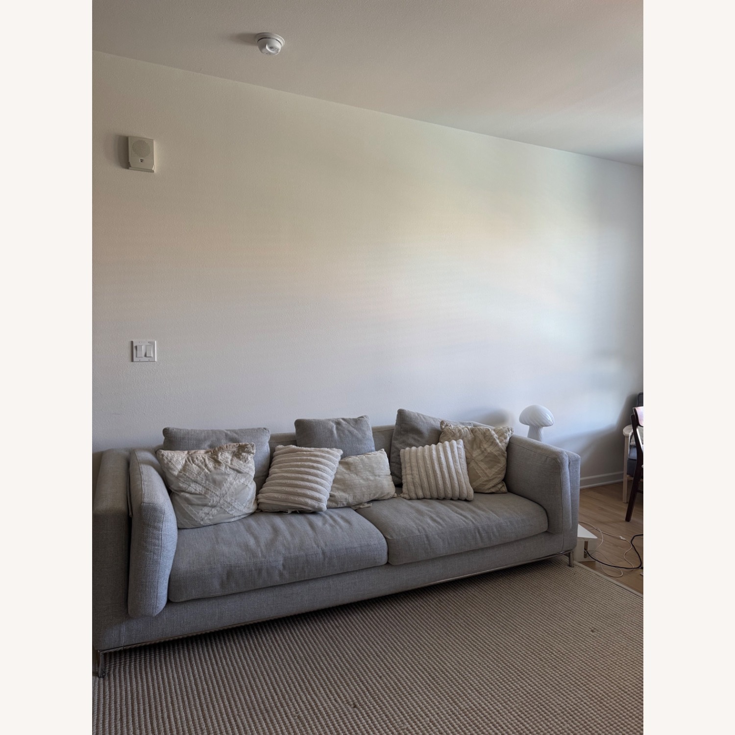 Rove Concepts Nico Light Gray Fabric 3+ Seater Sofa - image-7