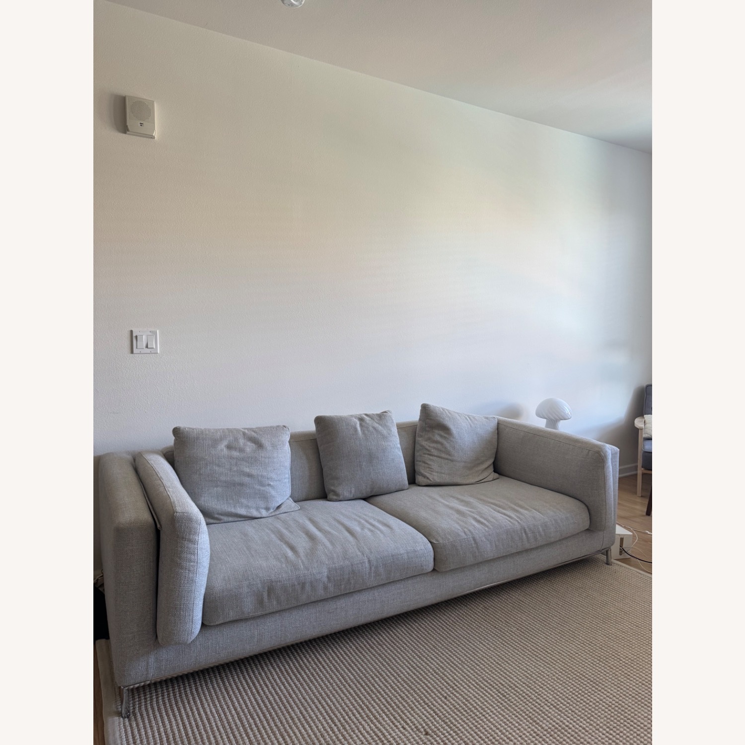 Rove Concepts Nico Light Gray Fabric 3+ Seater Sofa - image-6