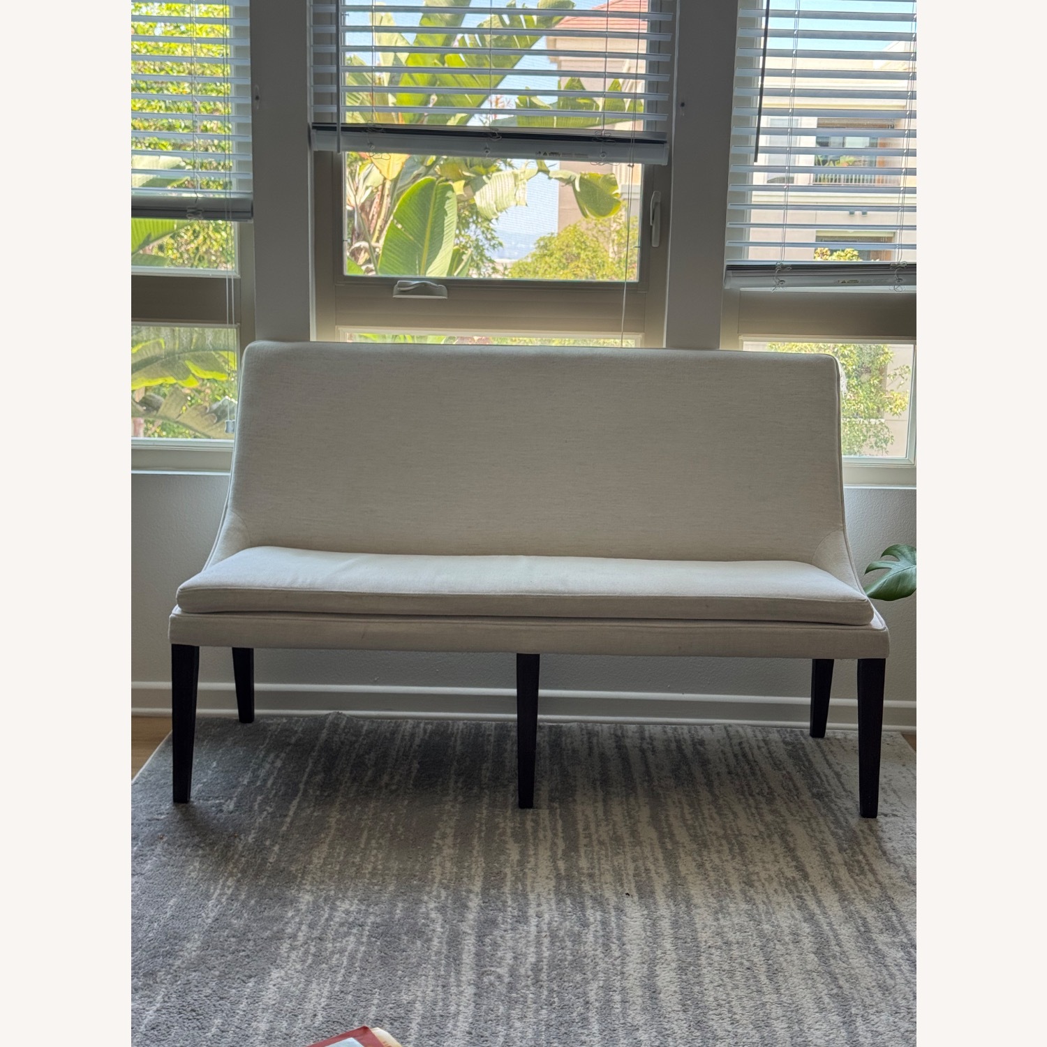 Arhaus Rhen Natural Fabric Bench - image-4