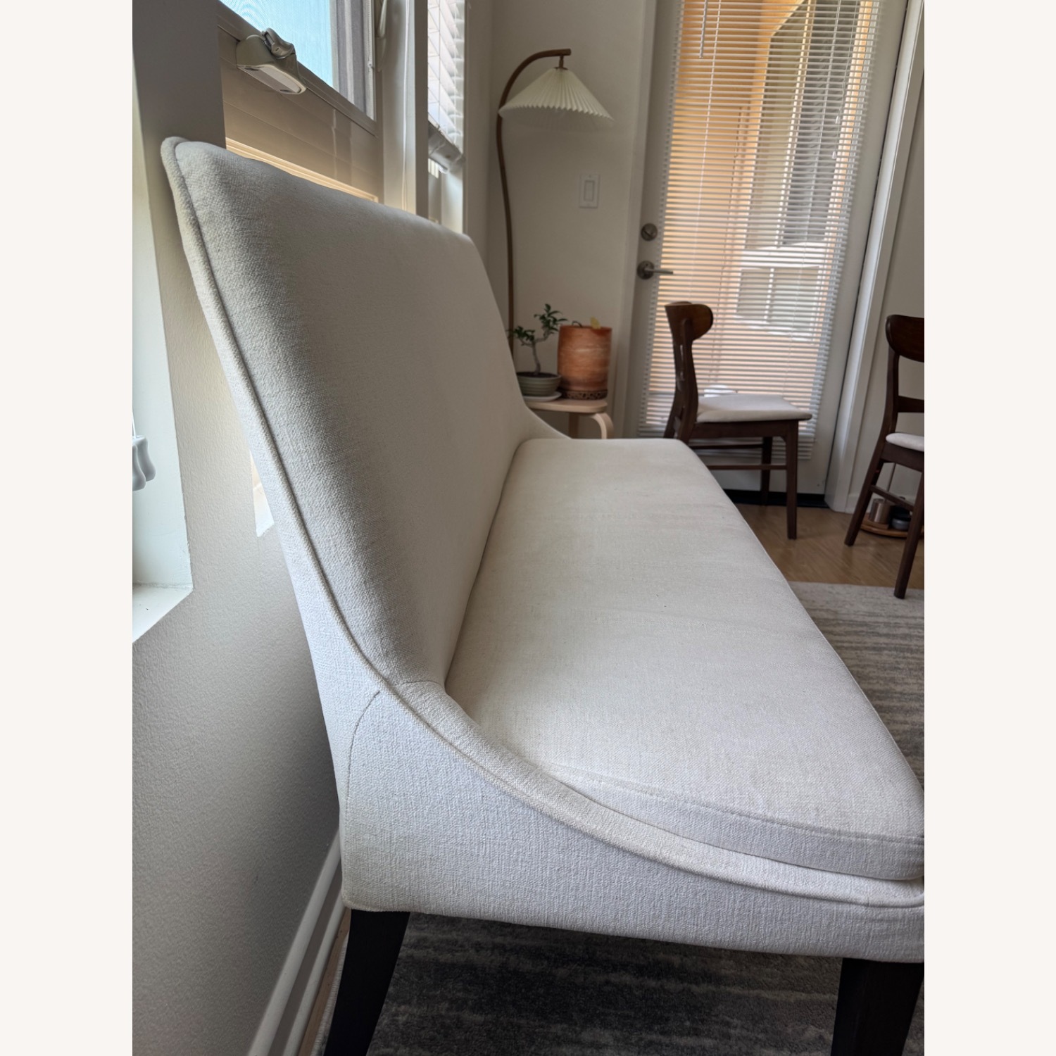 Arhaus Rhen Natural Fabric Bench - image-6