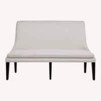 Arhaus Rhen Natural Fabric Bench