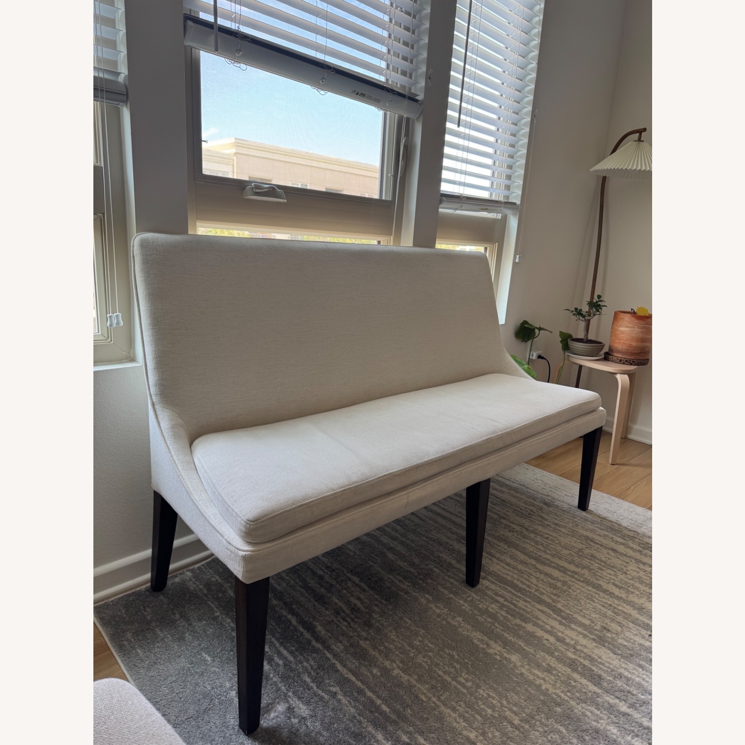 Arhaus Rhen Natural Fabric Bench - image-2