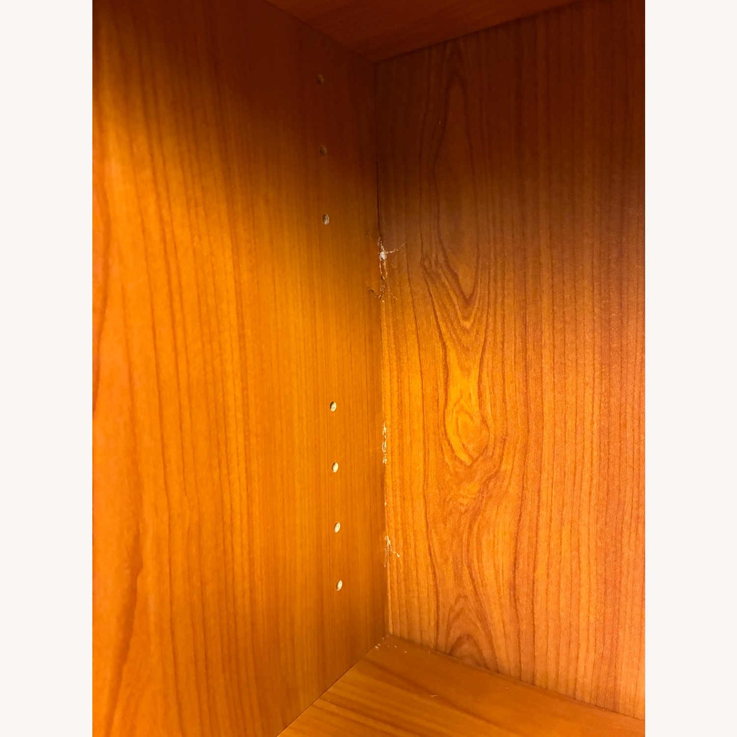 Dark Brown Wood Veneer Bookcase - image-5