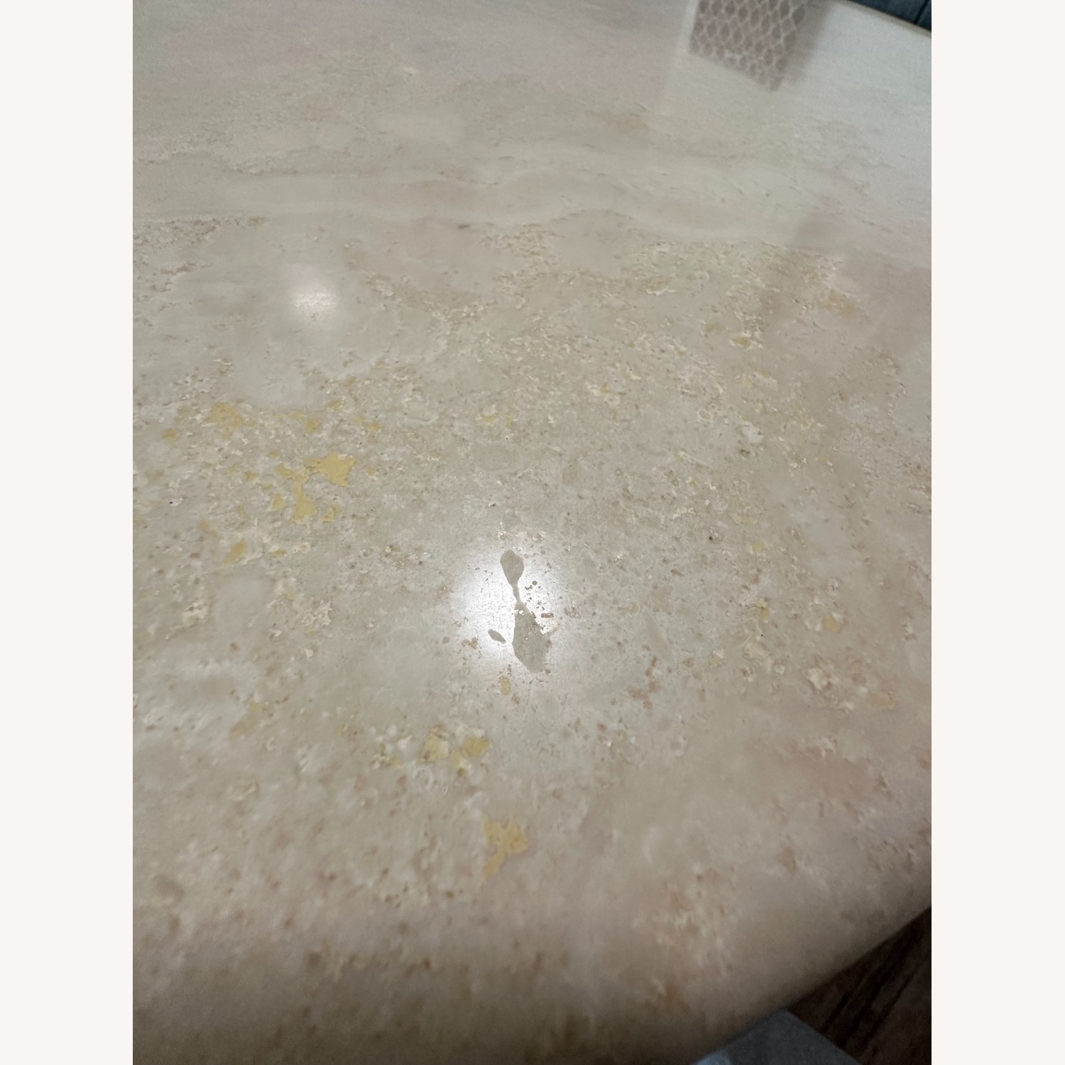 Vintage Kreiss Natural Travertine Dining Table - image-7