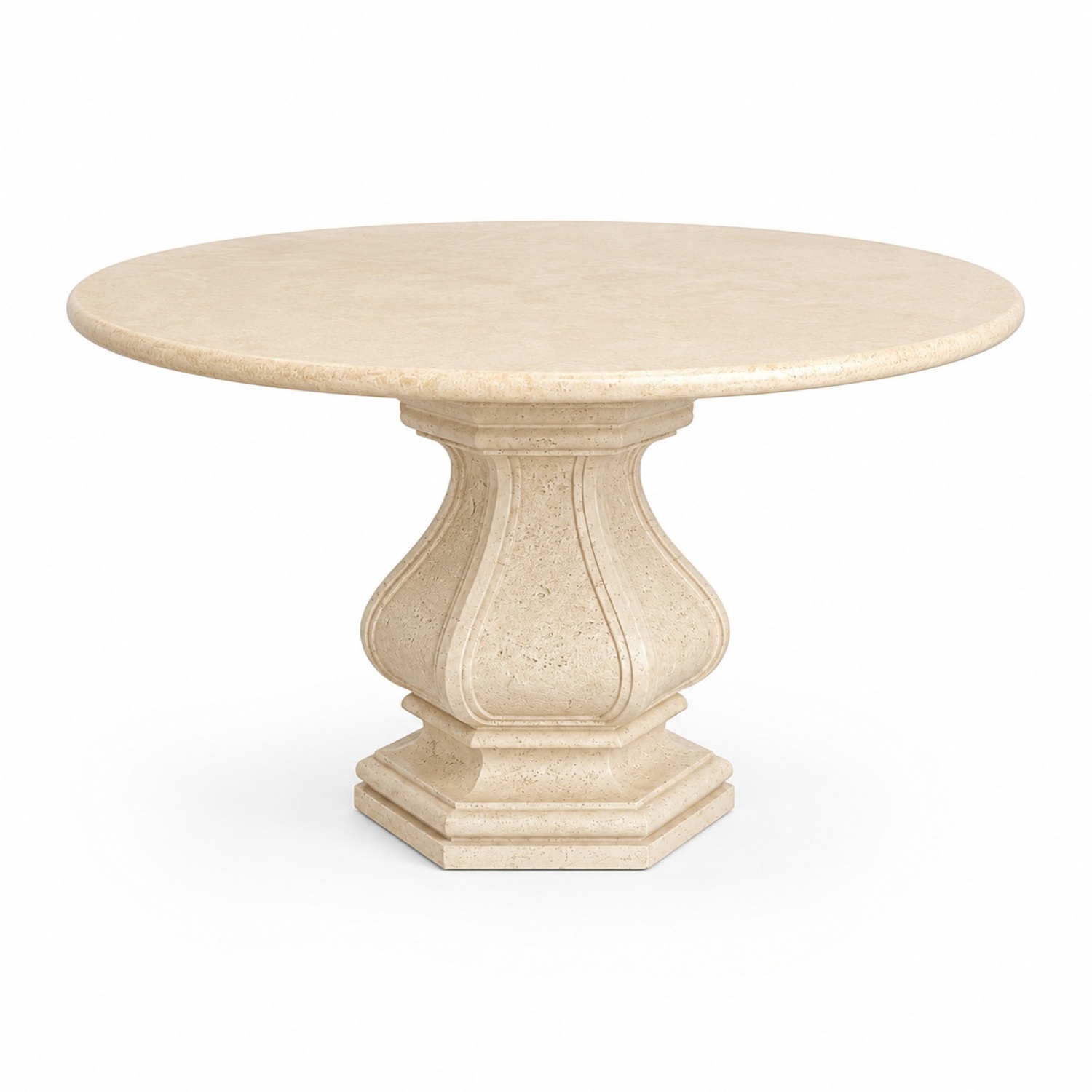 Vintage Kreiss Natural Travertine Dining Table - image-14