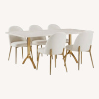 West Elm Avery Dining Table + 6 Chairs