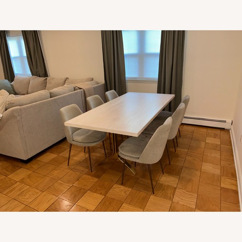 Used West Elm Avery Dining Table + 6 Chairs for sale on AptDeco