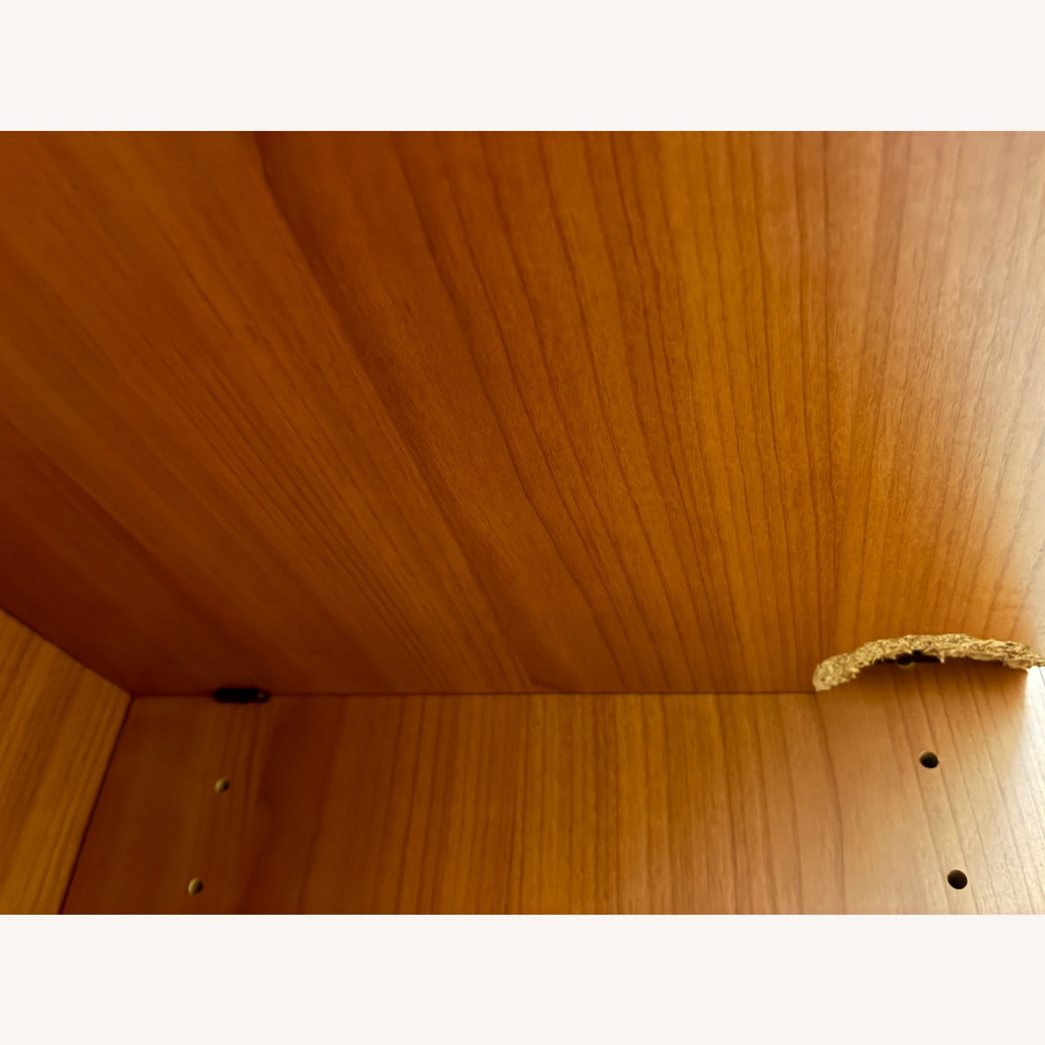 Dark Brown Wood Veneer Bookcase - image-9