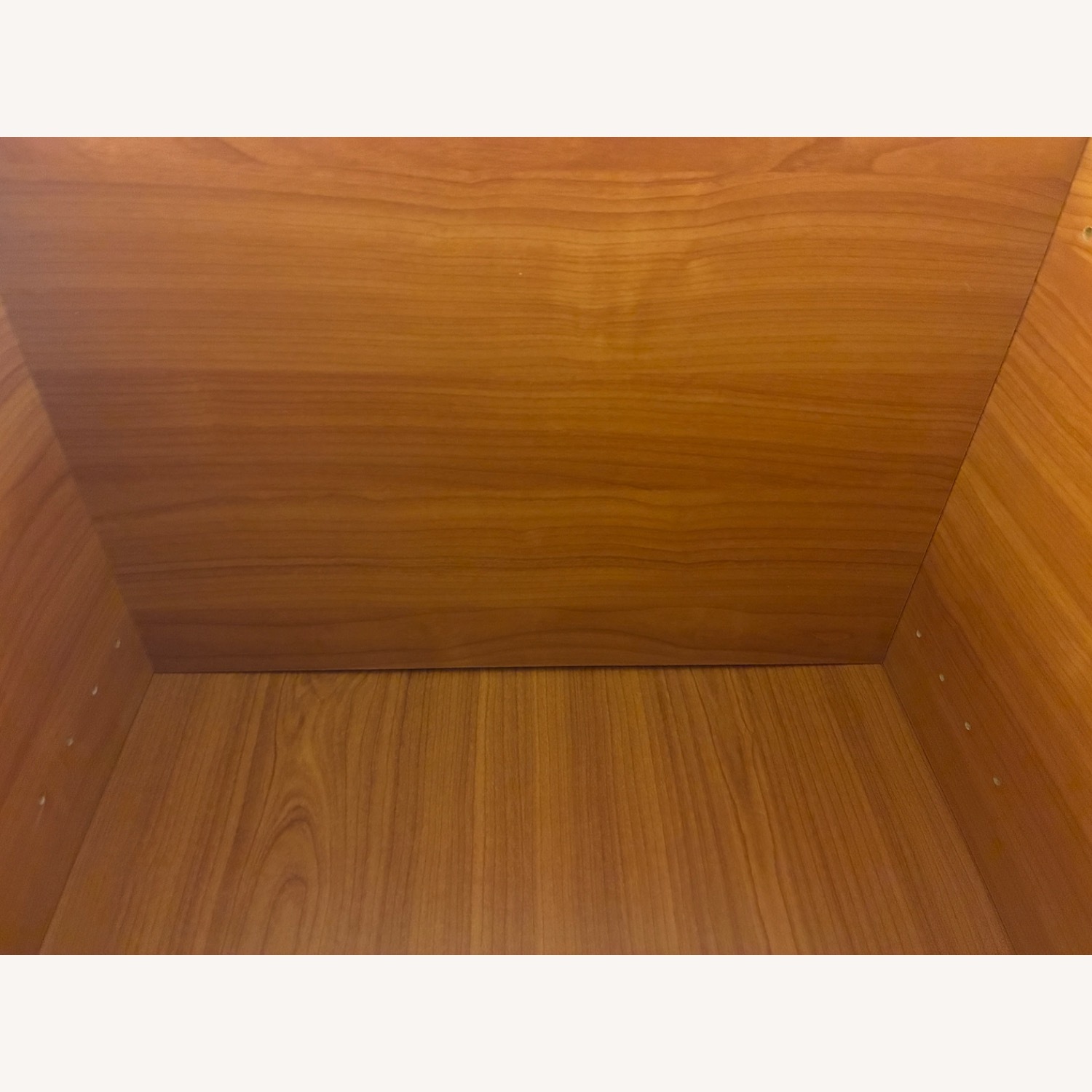 Dark Brown Wood Veneer Bookcase - image-7